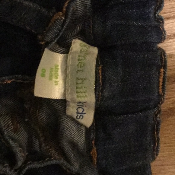 girls jeans with pink pattern on the side - Picture 5 of 5